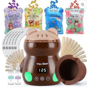 Wax Bear Hair Removal Kit with Wax Beads.